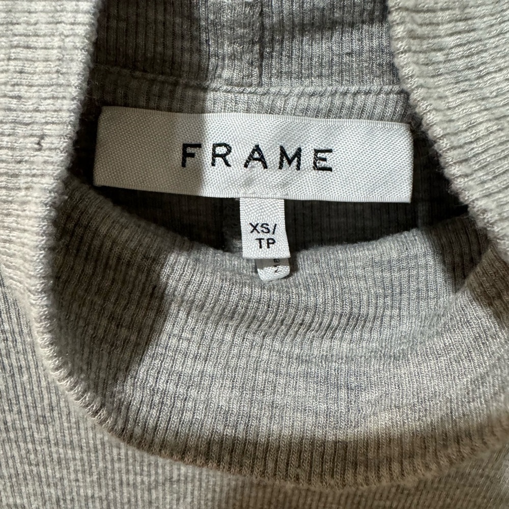 Frame Ribbed Mock Neck Top - Picture 3 of 4